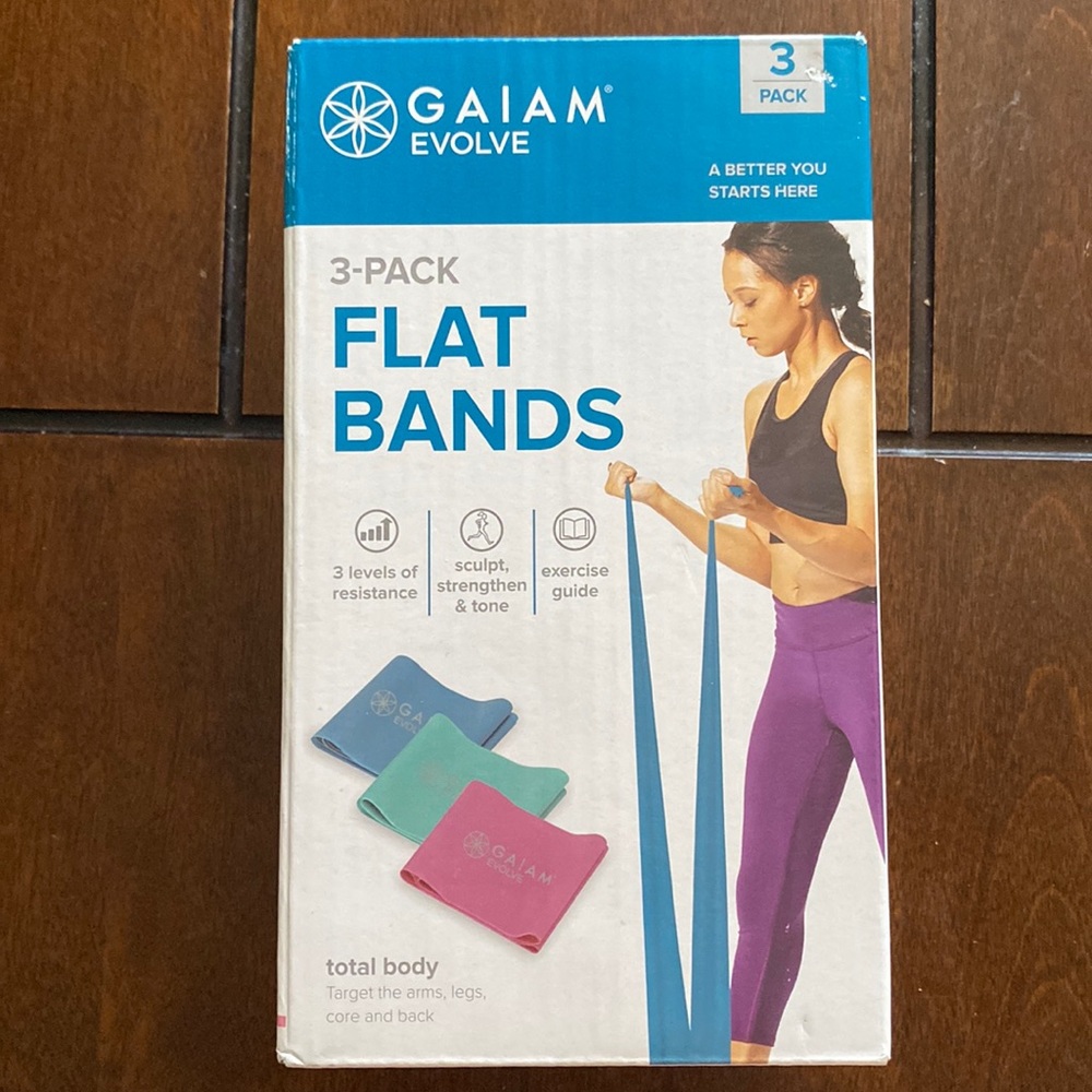 GAIAM Evolve 3pk Flat Bands